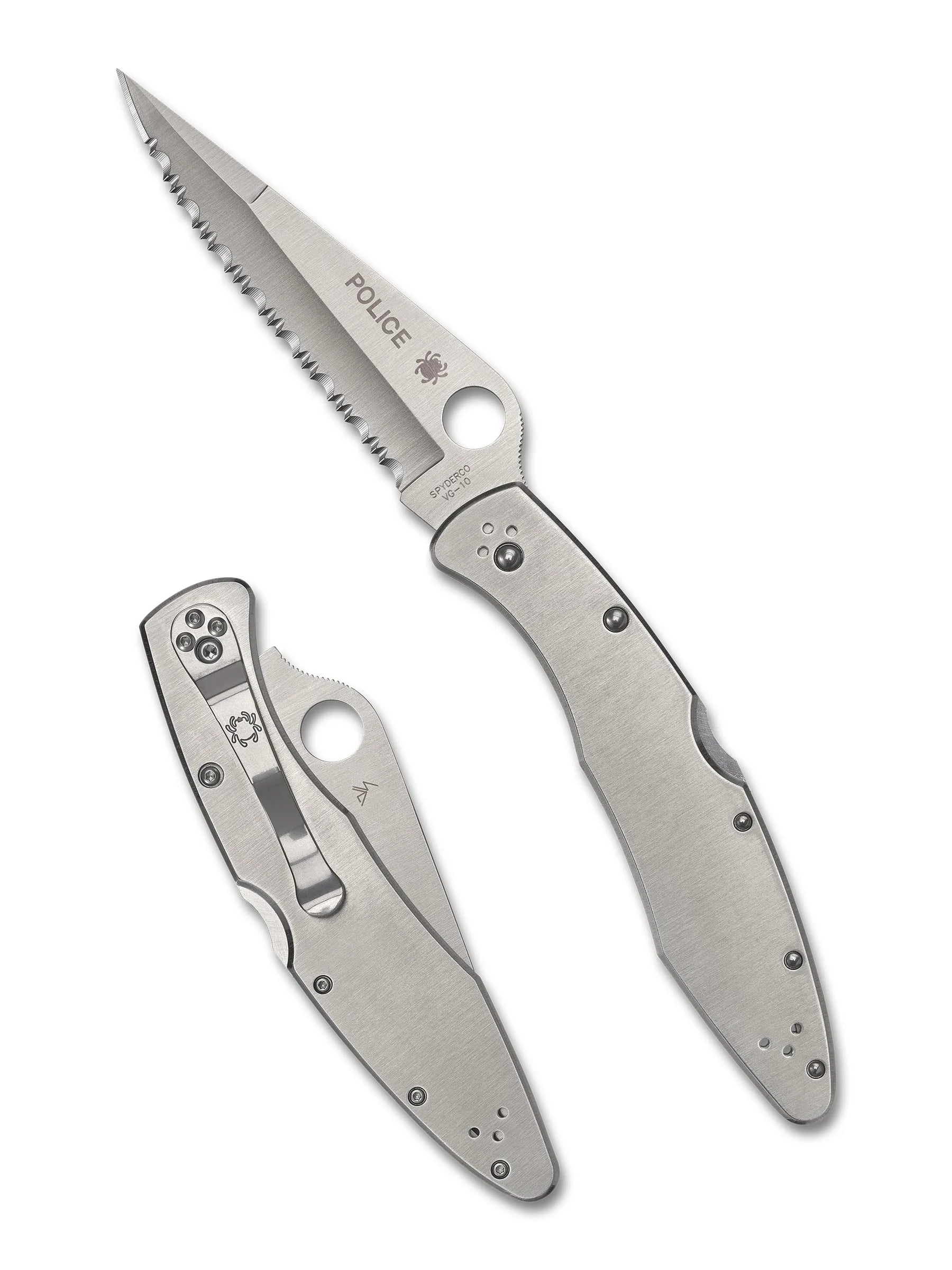 POLICE--STAINLESS STEEL/SPYDEREDGE